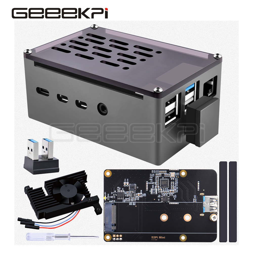Argon One V3 M.2 Nvme Case - GeeekPi Custodia in mattoni in alluminio